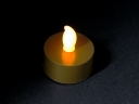 Christmas Flashing Yellow Light Candle (Brown)
